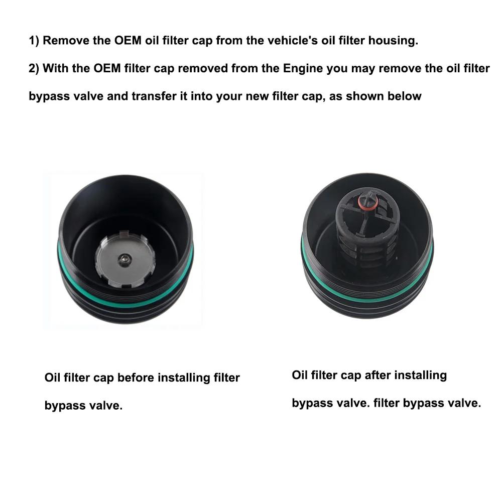 Oil Filter Housing Cap for BMW N54 N55 S55 N52 N20 N26 Engines 11427525334
