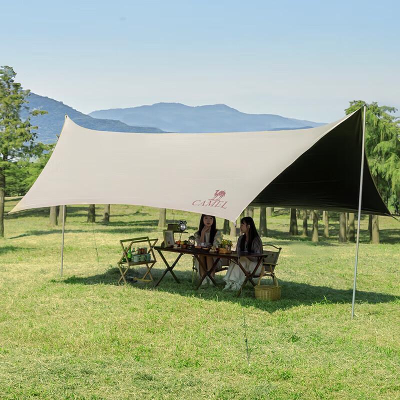 CAMEL Outdoor Camping Black Glue Sunshade Tarp