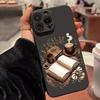 Книга Кофейные Чашки Креативный Узор Чехол для Телефона Для iPhone 17 Pro Max 16 Pro 15 14 13 Mini 12 11 Pro Max 16E 17Air Мягкий Чехол