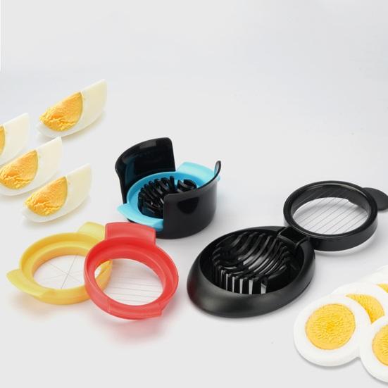 Egg Cutter Slicer Stainless Steel Fruits Sausage Cutter Bento Shaper for Eggs Salad Fruits Kitchen Gadget