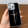 Чехол для телефона для iPhone 17 16e 16 15 14 13 12 11 Pro Max 8 7 Air Plus Прозрачный Мягкий Чехол Готический Кибер Сигил Крест
