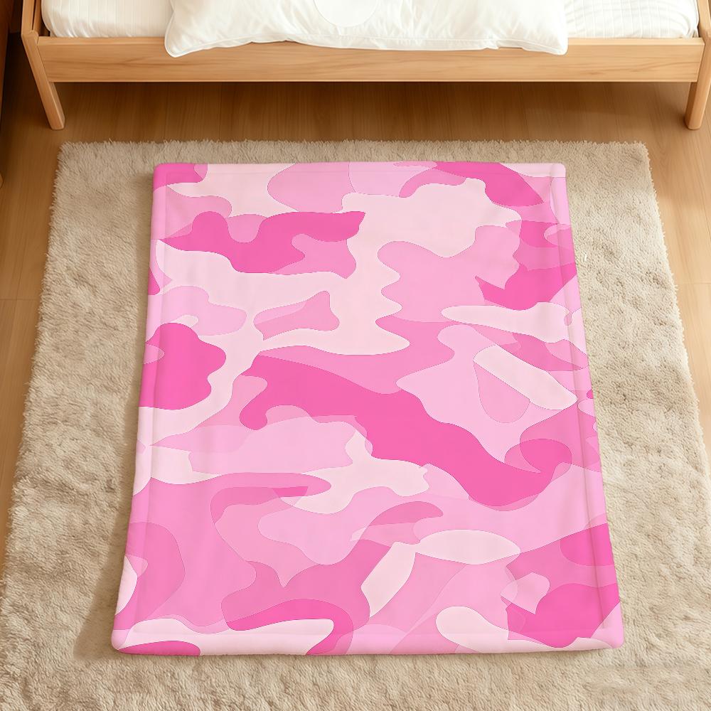 Fashion Retro Colorful Camouflage Art Flannel Soft Warm Plush Blanket Sofa Living Room Pet Hogar Bedroom Gift Home Car Portable