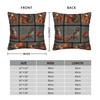 Punch Monkey Cute Pillowcase Printing Fabric Cushion Cover Decoration Throw Pillow Case Cover Bedroom Square 45*45Cm
