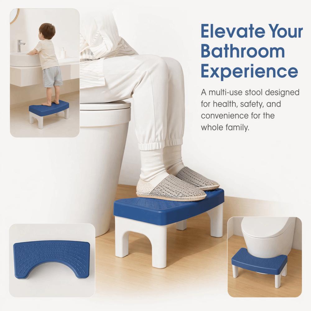 Thickened Squatting Stool Plastic Step Stool Practical Toilet Stool Family