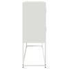 Sideboard White 100.5 x 39 x 107 cm Steel