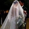 Cathedral Wedding For Girls Tulle Wedding Accessories Bride Wedding Veils Pearl Women Bridal Veils