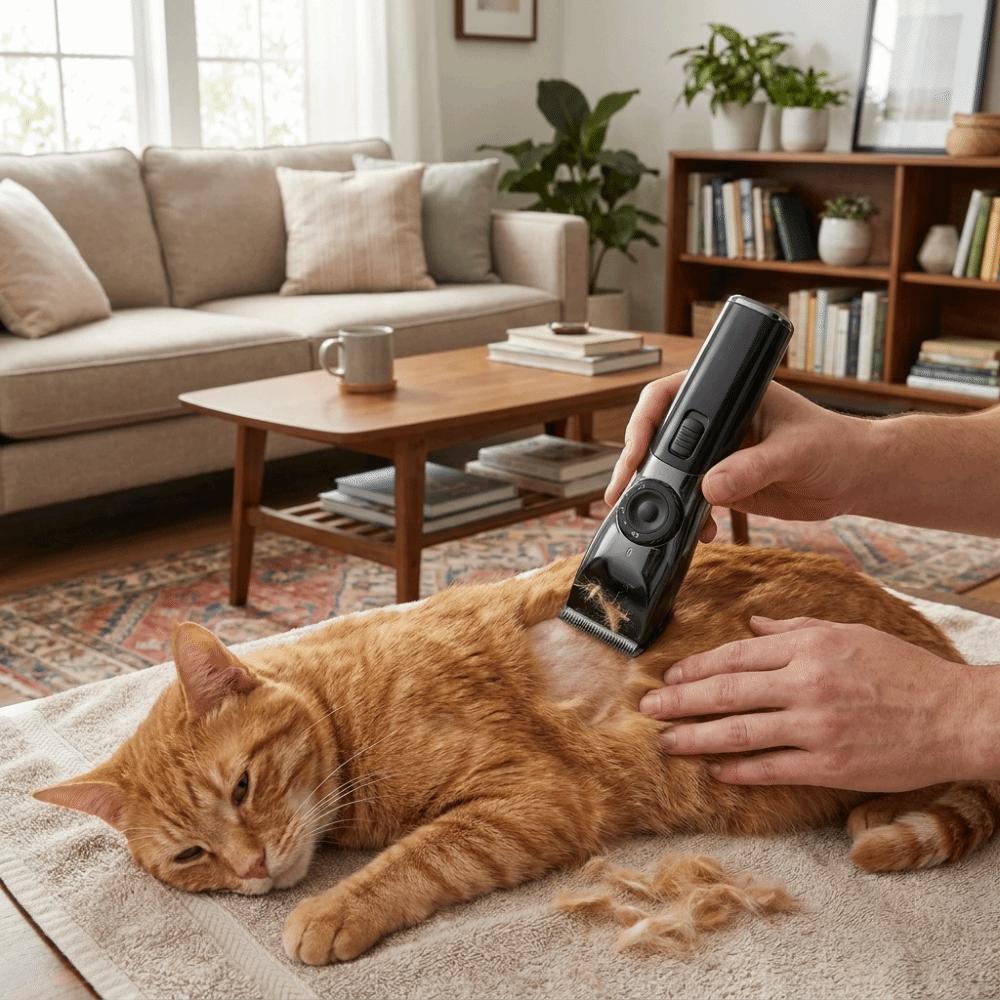 Cordless Pet Hair Trimmer USB Rechargeable Cat Grooming Shaver Pet Beauty Shaver Pet Salon