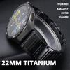22 мм Мужской титановый ремешок для часов Huawei GT4/5 Pro 46 мм Watch 4 Pro Роскошный браслет со звеньями для Amazfit GTR 47 мм Balance Garmin Venu 3