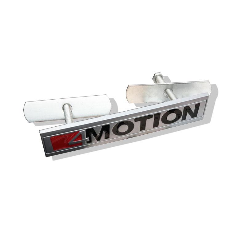 3D Metal 4 MOTION Front Grille Badge Sticker Car Rear Trunk Body Emblem for GOLF Polo Tiguan Jetta Car Styling