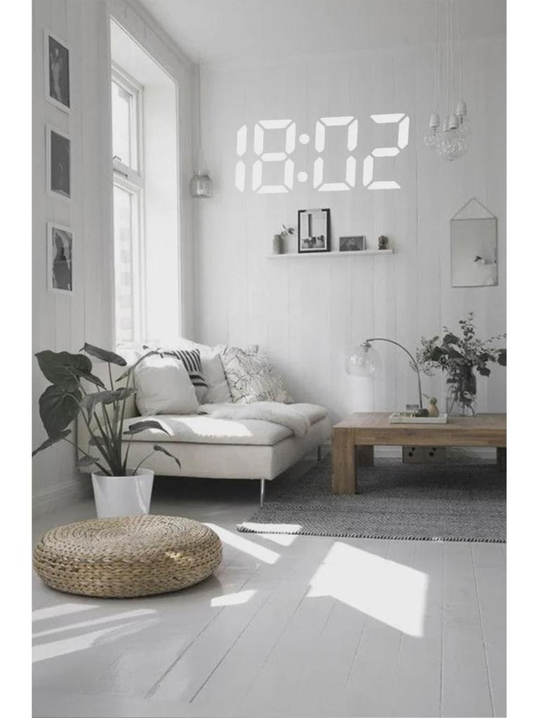 Светодиодные проекционные часы и ночник: Большой дисплей с электронным проекционным фонарем