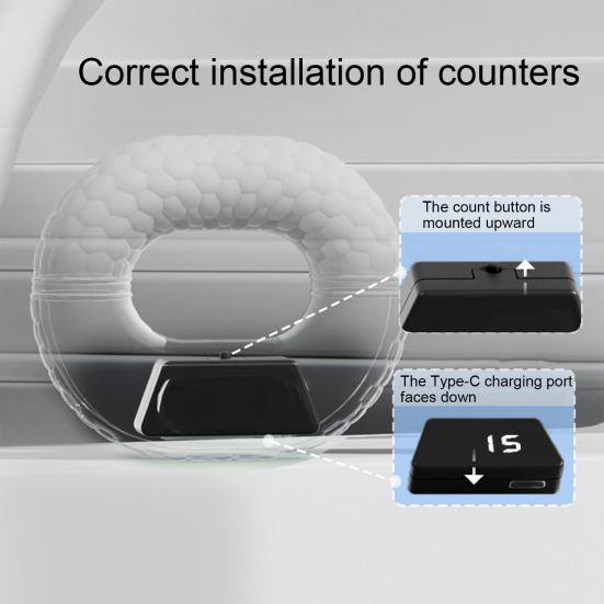Тренажер для тренировки силы хвата рук со светодиодным дисплеем - силовая тренировка пяти пальцев, снятие стресса с помощью сжимающего кольца, усилитель хвата для рук