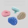 Силиконовый набор массажных щеток для кожи головы из пшеничной соломы против зуда для мягкого распутывания и ухода за волосамиМакияж