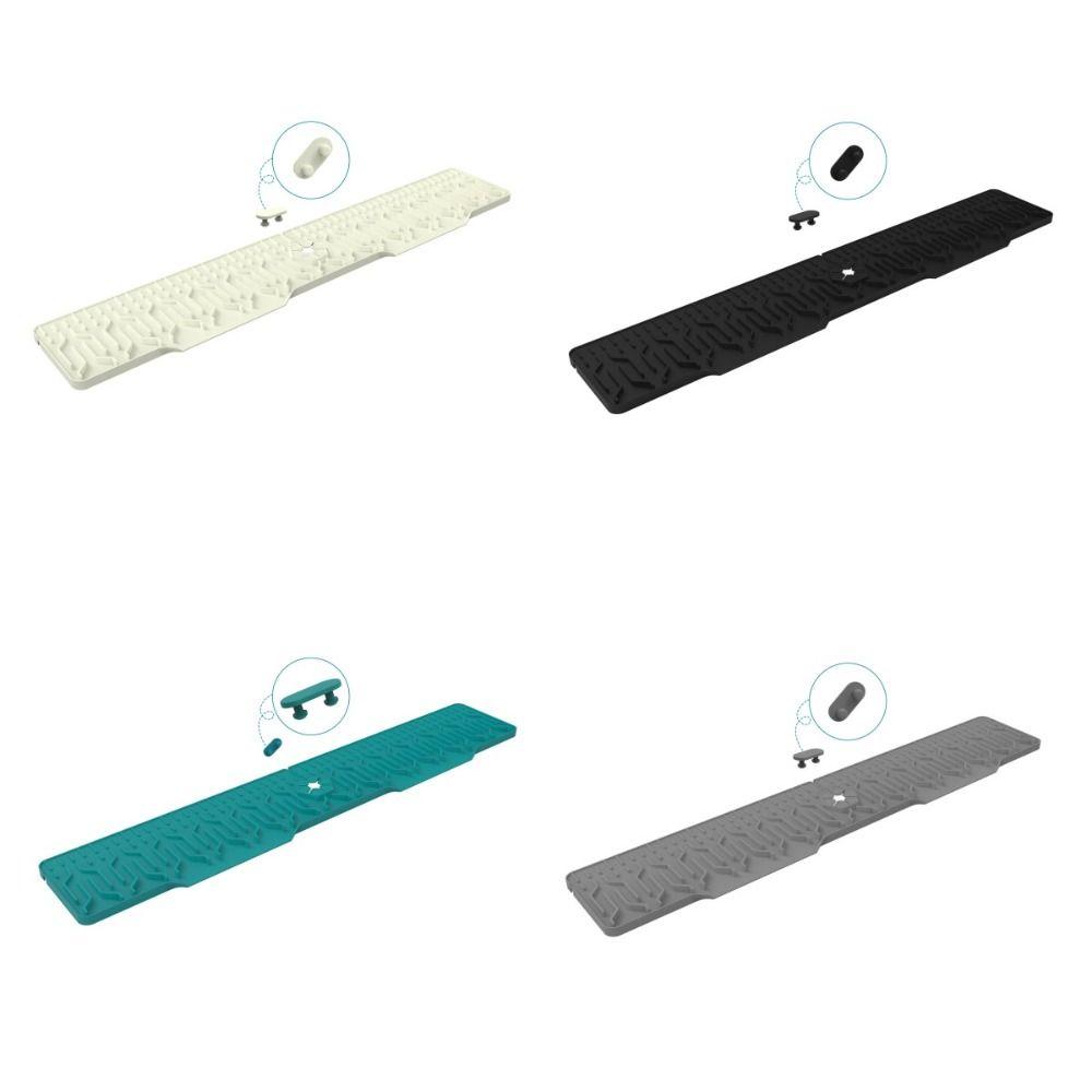 Silicone Kitchen Faucet Splash Guards Quick Dry Anti-splash Sink Splashing Guard Large Size Foldable Drain Tray Mat Sink