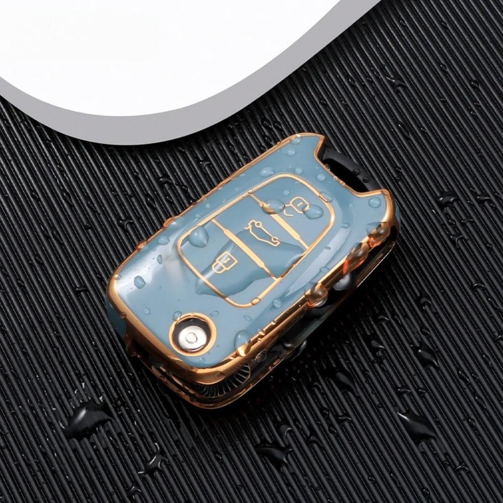 Fashion TPU Car Folding Key Case Cover Fob for Hyundai I20 I30 Elantra Azera Veracruz Veloster Kia Rio K7 K5 Sportage Sorento