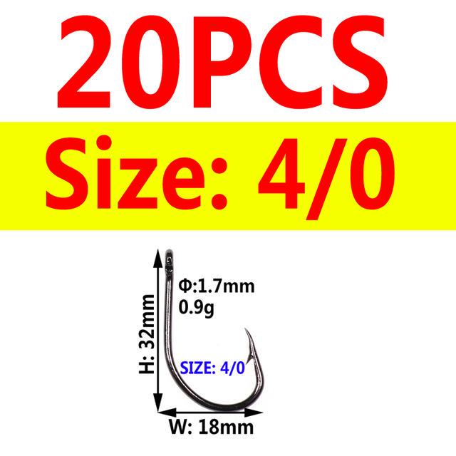 Рыболовные крючки Bimoo, 1 упаковка, 3 шт., безупречные рыболовные крючки O'shaughnessy, острые крючки с колючками для пресноводной рыбалки в соленой воде