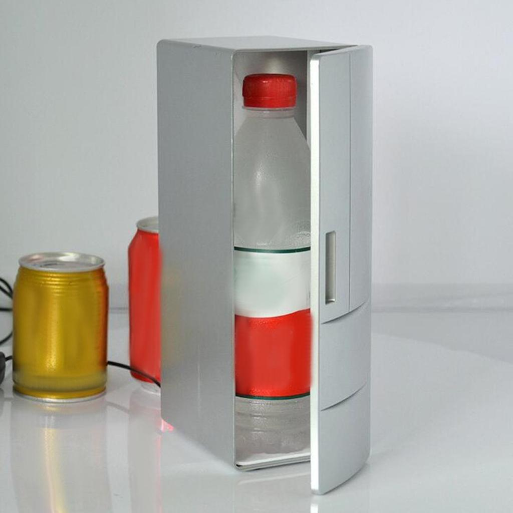 Универсальный автомобильный холодильник USB мини-холодильник портативные охладители и подогреватели для путешествий общежития вождения еды напитков