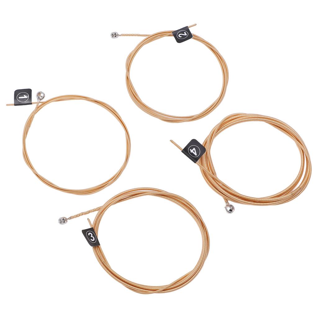 4 шт. Металлическая струна для бас-гитары G D A E 4 ноты Набор аксессуаров для инструмента Комплект для замены