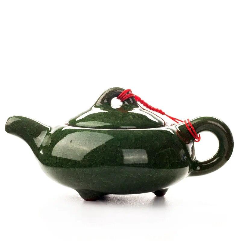 Чайный сервиз кунг-фу, чайник, бытовой фиолетовый глиняный горшок, чайник, белый фарфоровый чайник ручной работы, керамический чайник 220 мл