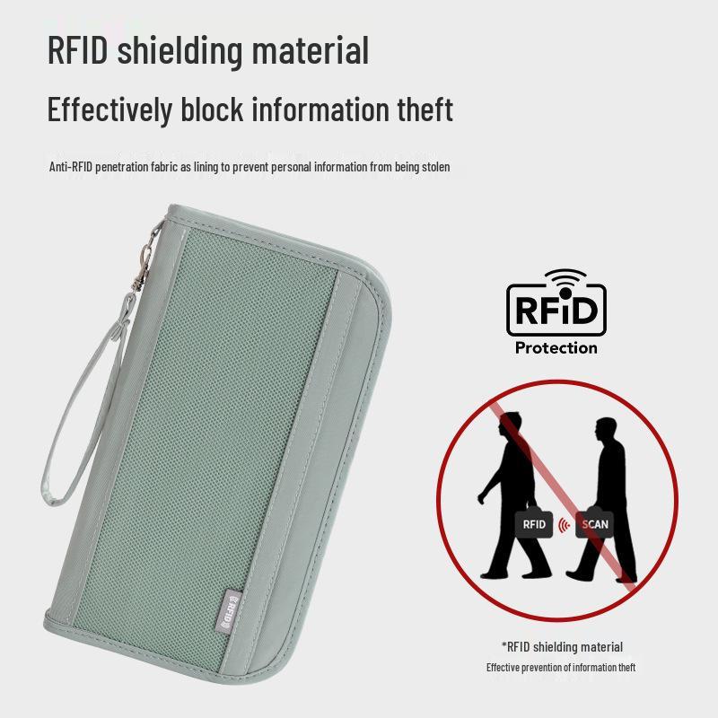 Противокражный держатель для паспорта: Мужская премиальная многофункциональная дорожная сумка