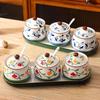Colorful Ceramic Seasoning Jars Set