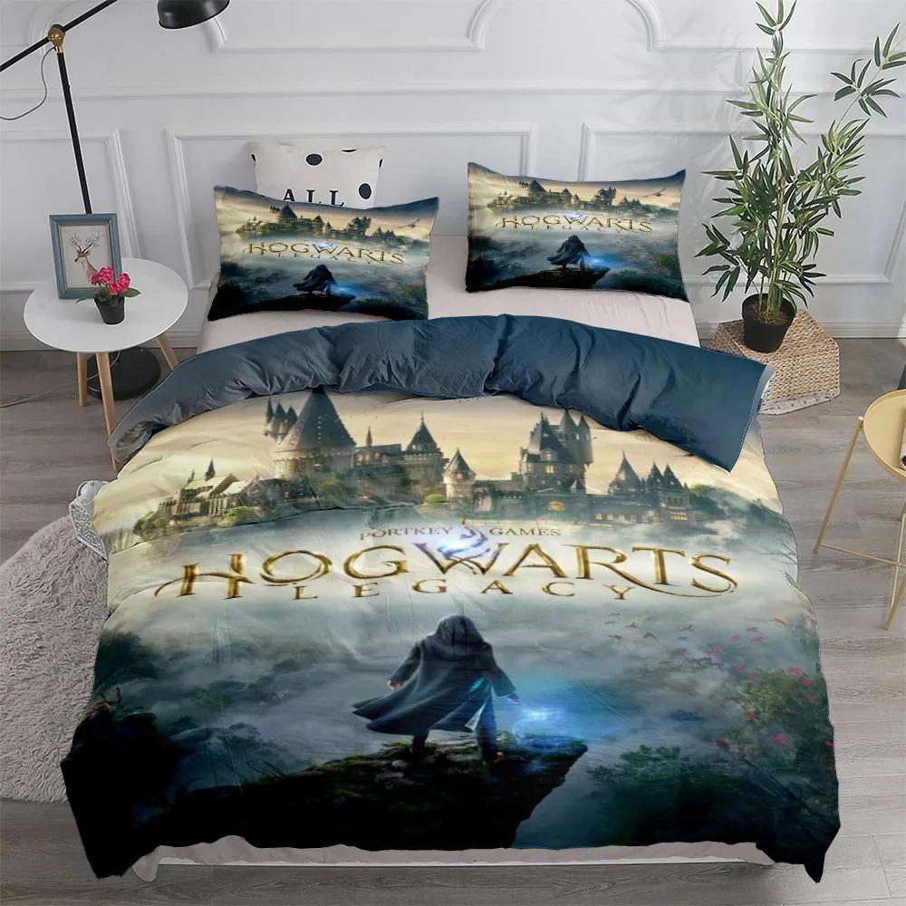 Moon Castle Boys Duvet Cover Collection Uk Single Double Queen King Us Twin Full King Size With Bed Linen Collection