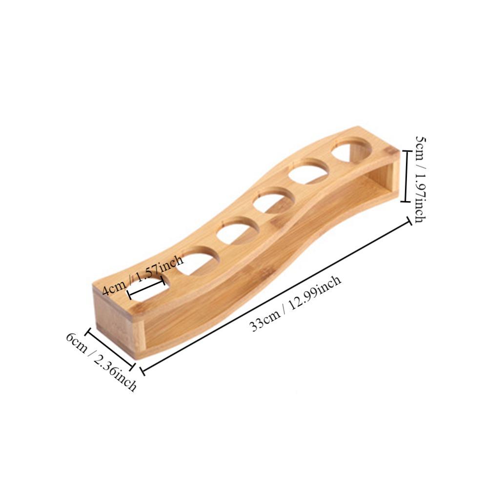 С 6 слотами подставка для стопок простая в использовании витрина для стопок хранение стопок бокалы для вина