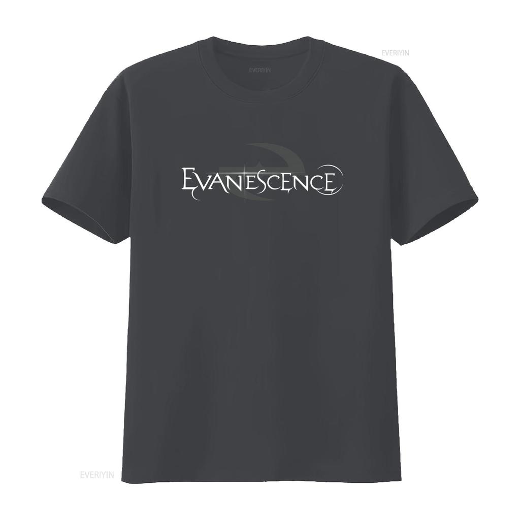 New Dtg Dtf Evanescence Band T shirt Breathe No More vintage Washed Slightly Stylish Comfortable Soft homme fashion Versatile