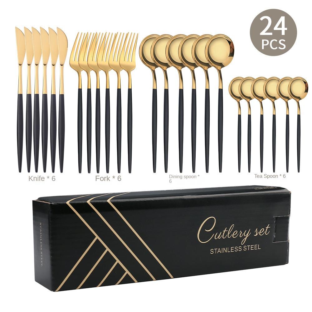HANYANG 410 Посуда из нержавеющей стали. Товары для семейного отеля. Набор ножей, вилок и ложек для стейка. Посуда в западном стиле.