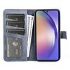 For Samsung Galaxy A55 5G Case PU Leather+TPU Color Splicing Phone Wallet Cover