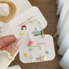 6Pcs/Set Cartoon Cute Small Animal Series Earrings Set For Women Girls Funny Colorful Kawaii Earrings Jewelry Accessories Gifts