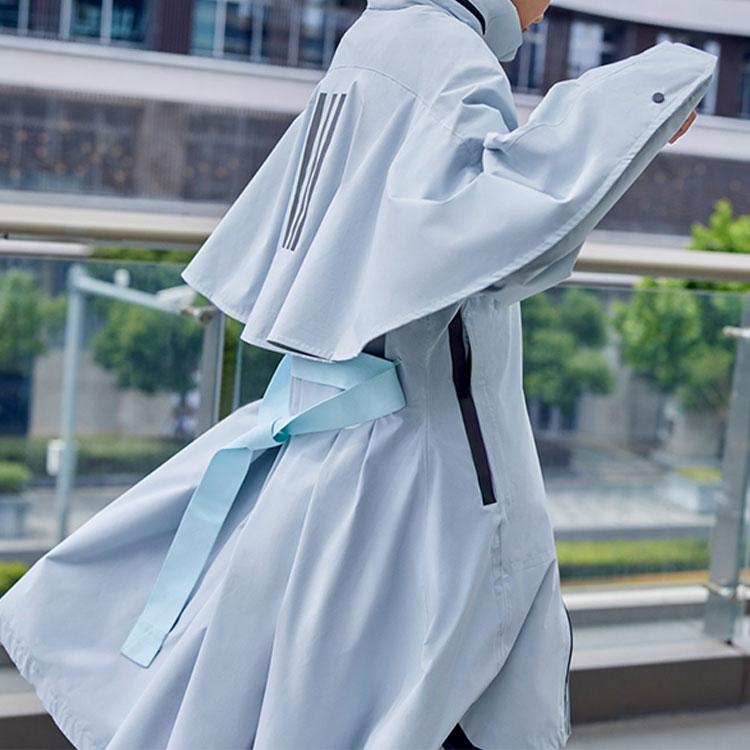 Adidas Длинная куртка с принтом логотипа и цветными блоками, женская куртка зеленого цвета GP3104