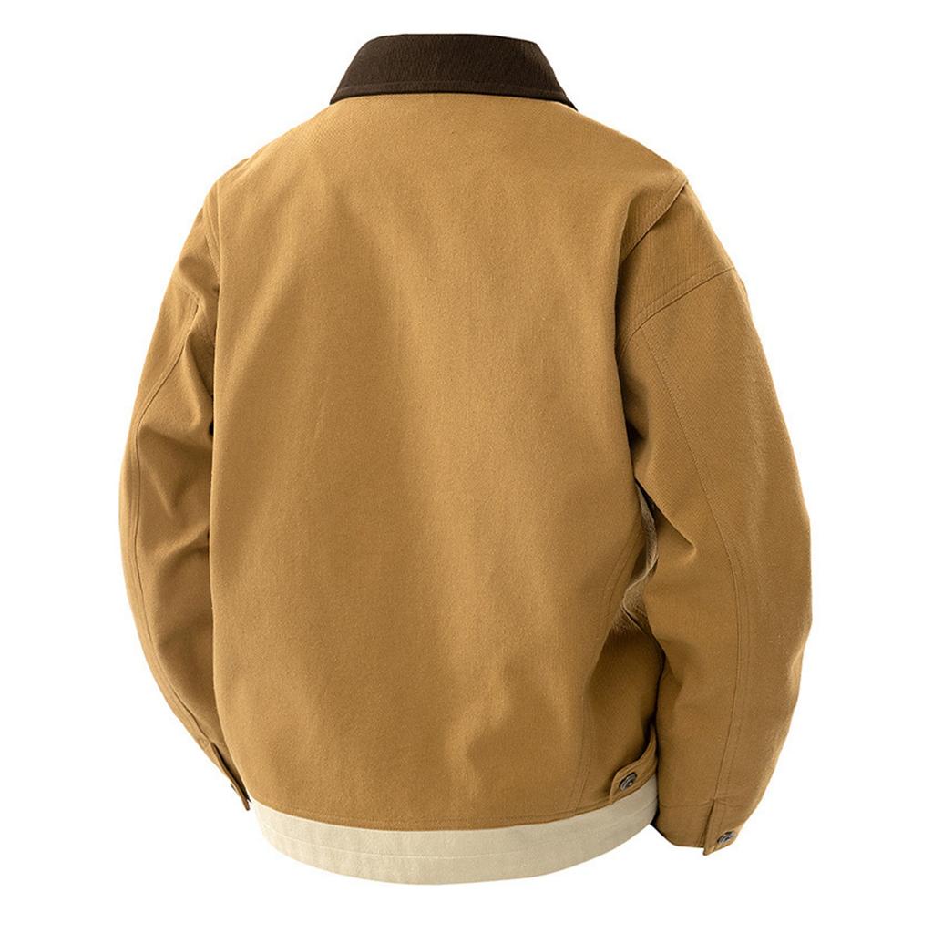 Мужская однотонная камуфляжная куртка для активного отдыха, мужская повседневная куртка на пуговицах с карманами