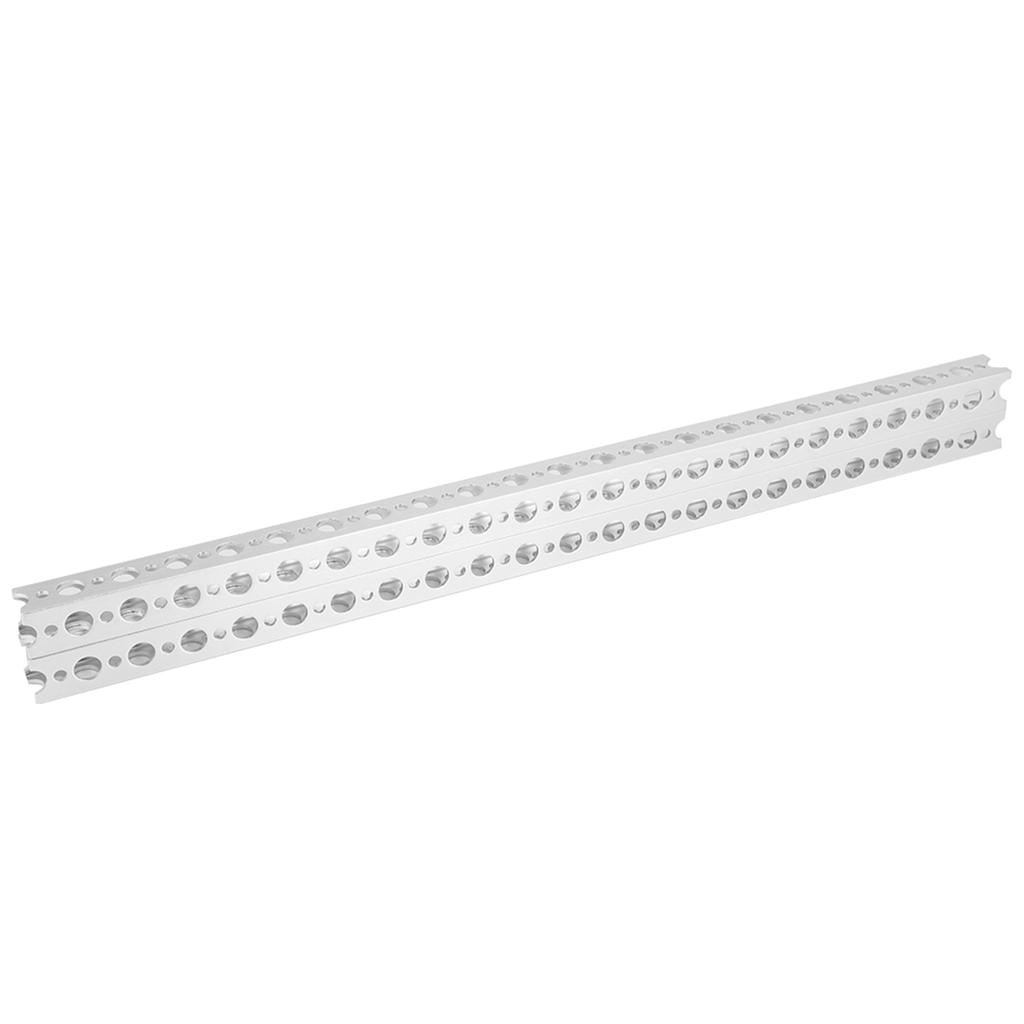2pcs 22 Hole Aluminum Square Beam for PITSCO TETRIX PRIME Robotics Parts
