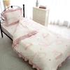 Disney Minnie Mouse Volume Frill Duvet Cover Set Duvet Single Size Minnie Mouse Character Design Long 3-Piece (Pillowcase, Sheet, Cover) (SB-632-D) -