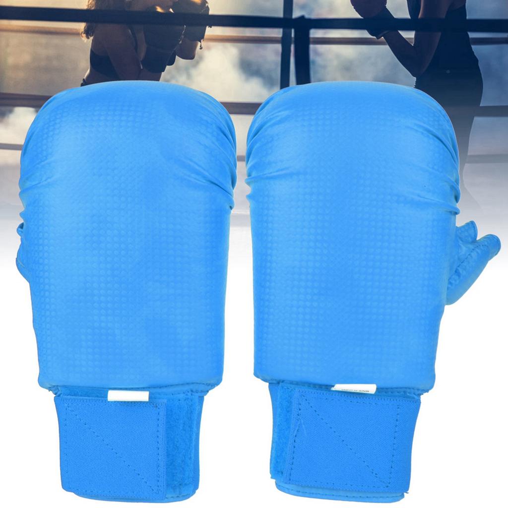 Перчатки для карате Пара боксерских перчаток Защита рук для карате с защитой большого пальца для спортивных игр, тренировок по боевым искусствам