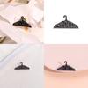 Unique Black Hanger Design Metal Brooch Pin Featuring Cute Cartoon Characters For Trendy Fashion