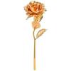 Artificial Golden Flower In Red Velvet Box - Elegant Decorative Piece for Home or Office - Ideal Gift for Special Occasions and Loved Ones
