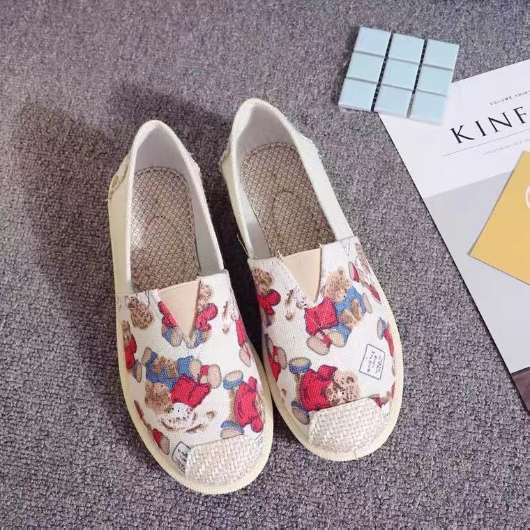 Модные дышащие сетчатые легкие повседневные туфли для женщин Модные женские туфли на плоской подошве с принтом Fisherman Shoes on Flats Shoes Zapatos De Mujer