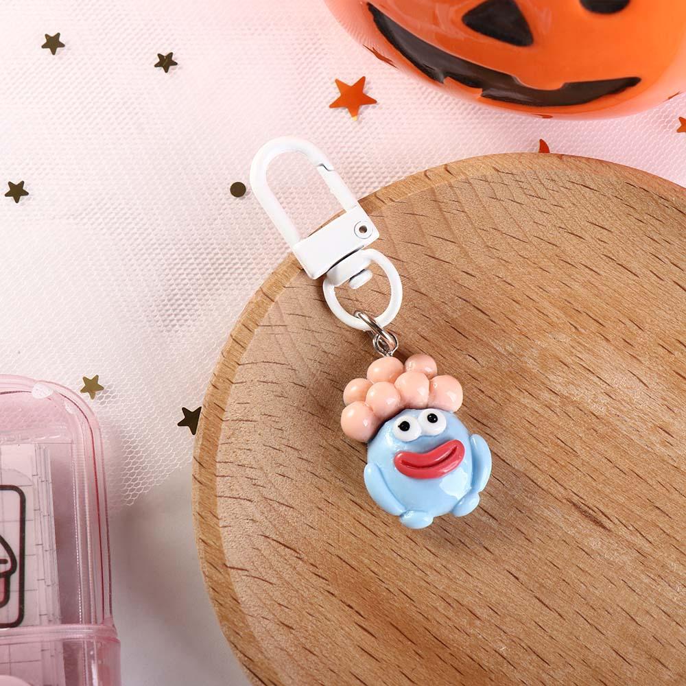 Брелок с изображением клоуна из мультфильма, милый большой рот, забавный кулон в виде сосиски, чехол для наушников