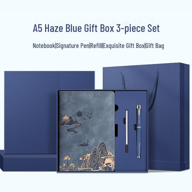 Подарочный набор из блокнотов формата А5 «Культура и творчество» — сувенир в китайском стиле с индивидуальным логотипом