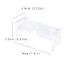 2Pcs Transparent Eyeglasses Display Stand Space Saving Glasses Shelf Sunglasses Show Rack  Desktop