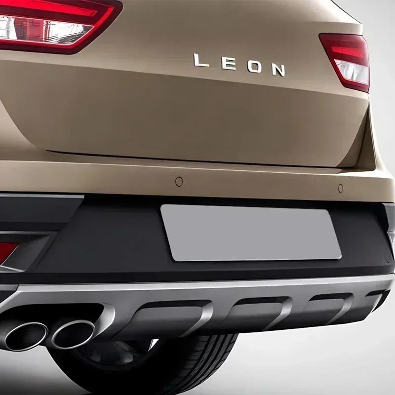 ussh2 1pcs 3D IBIZA Leon logo Letter Emblem Metal Car Badge Decoration Rear Trunk Sticker Accessories For Seat FR Altea vz Decoration