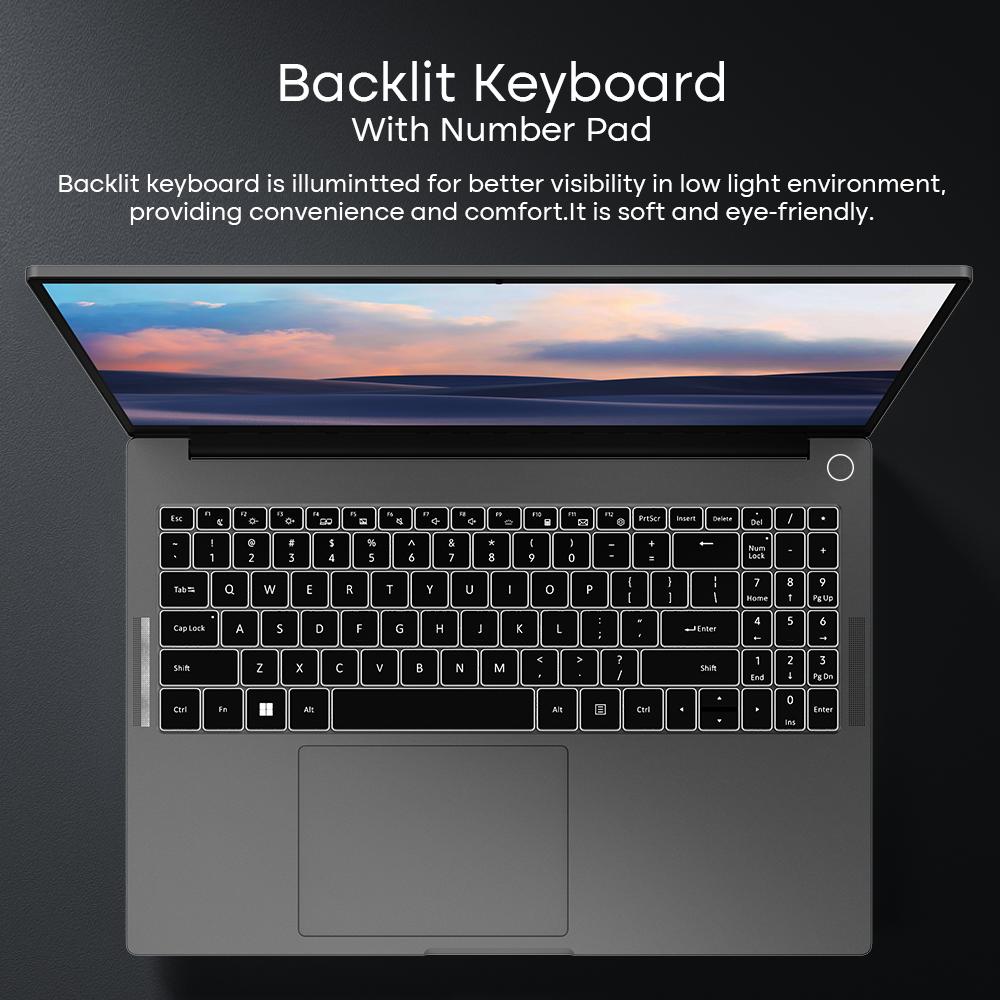 Ninkear Игровой ноутбук A16 AMD Ryzen 7 7735HS 16 ГБ DDR5 + 1 ТБ SSD 16 дюймов 2,5K 165 Гц WiFi6 Компьютер Ноутбук Windows 11 Ноутбук