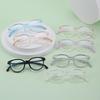 Детская ультралегкая силиконовая регулируемая оправа для очков со съемной носовой подушечкой