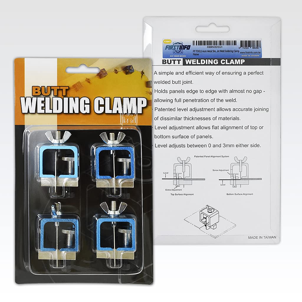 Ryosho FIRSTINFO TOOLS Sheet metal clamp Can align parts with a thickness difference of 3 mm Welding Temporary attachment Butt welding