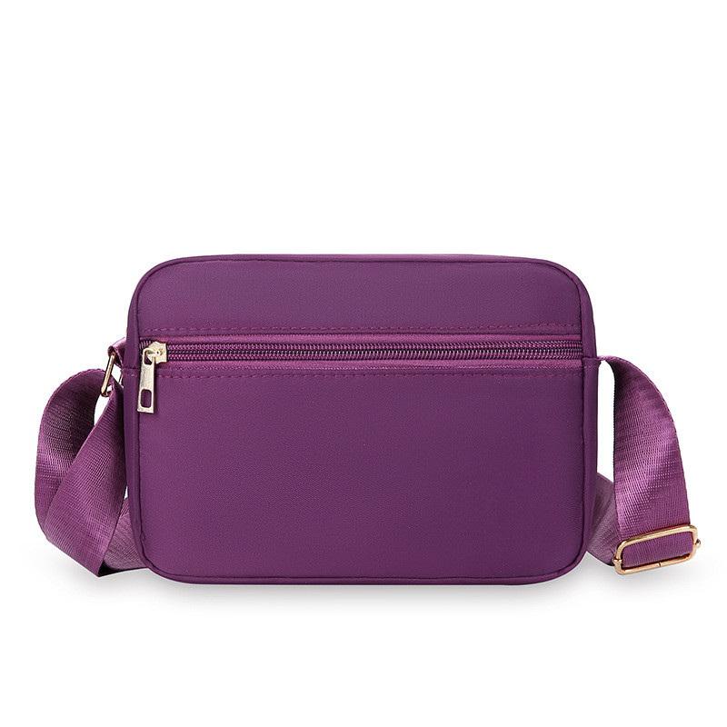 Women Oxford Crossbody Bag with Multiple Pockets Square Shoulder Bag for Shopping and School