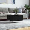 Coffee Table Black 55 x 55 x 36.5 cm Particleboard
