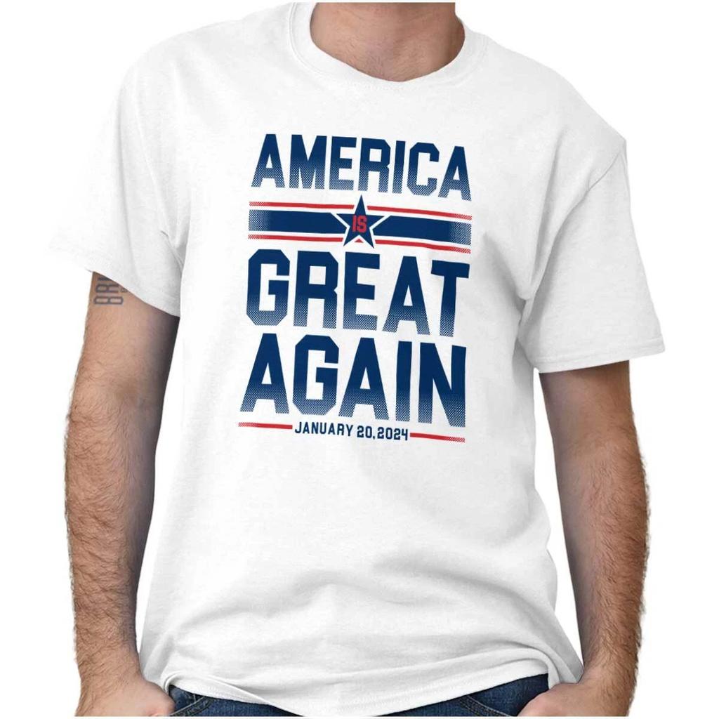 America Is Great Again USA Election Politics Womens or Mens Crewneck T Shirt Tee