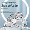 1PCS Invisible Ring Size Adjuster Transparent Spring Phone Ring Universal Men and Women Transparent Winding Coil