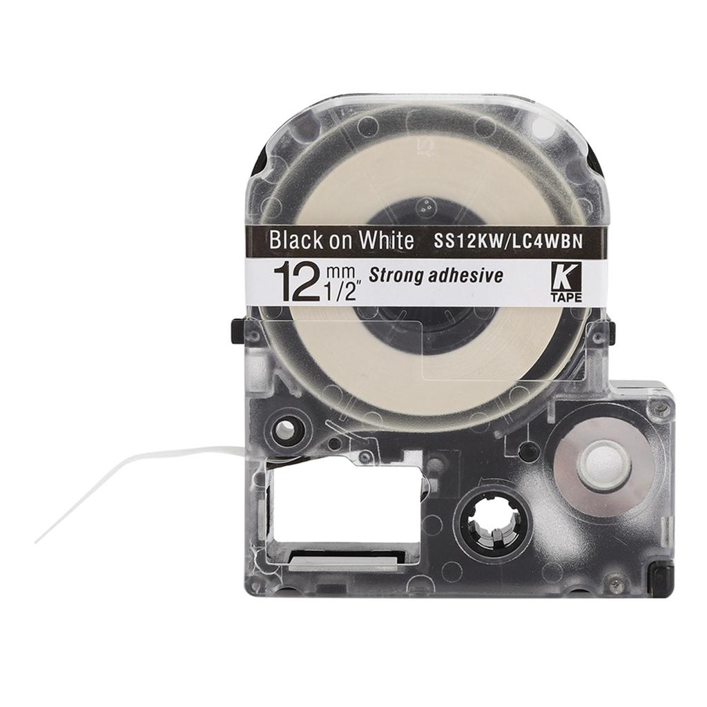 12mm Label Machine Ribbon Fit for King Jim for SR230CH 8 Meters Length